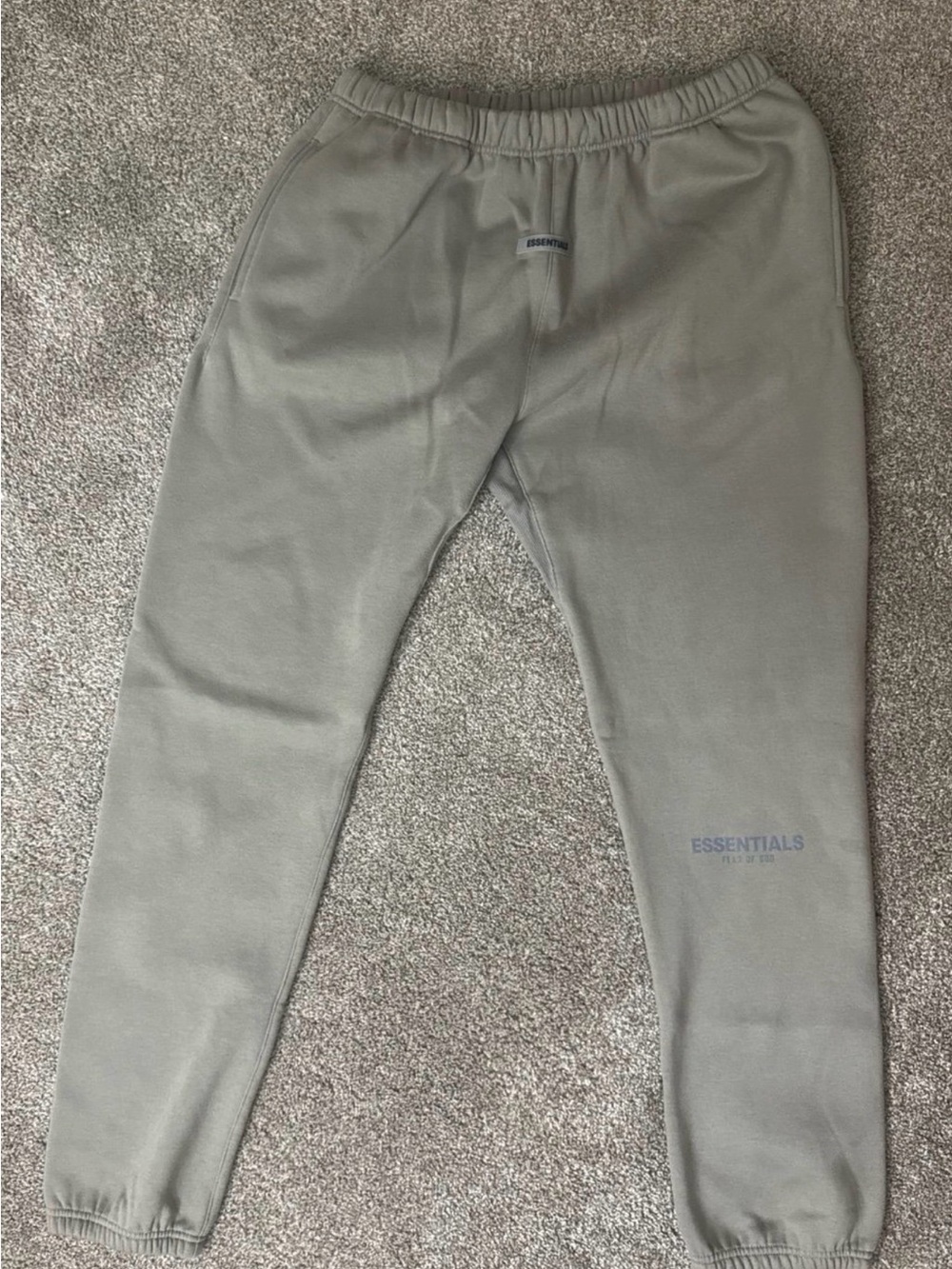 Essentials Men’s Olive Green/Grey Jogger Sweatpants